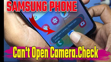 why can t i open camera