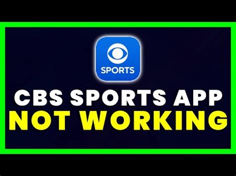 why cbs not working