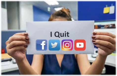 why completely quit social media