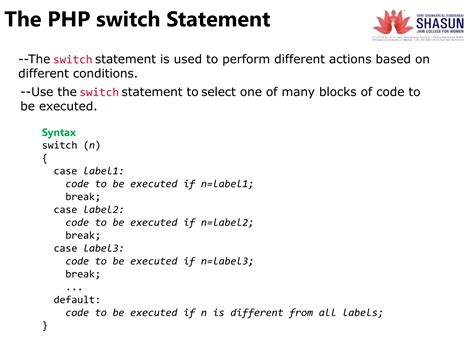 why conditional statements are used in php explain