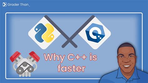 why cpp is faster than python