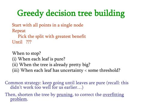 why decision tree is called greedy algorithm