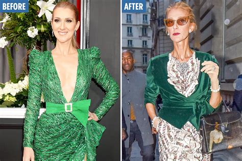 why did celine dion lose weight