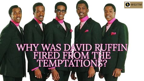 why did david ruffin leave the temptations