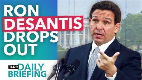 why did desantis drop out of election