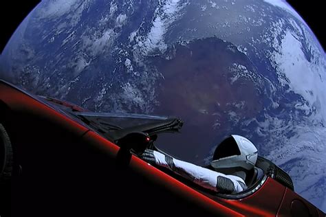 why did elon musk launch a tesla into space