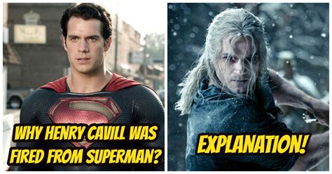 why did henry cavill get fired from superman