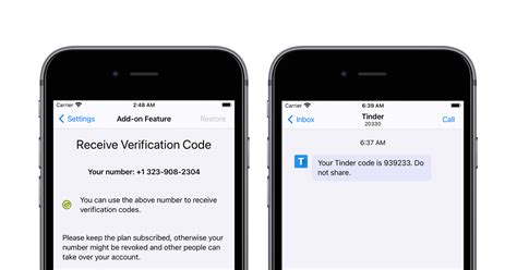 why did i get a tinder verification code