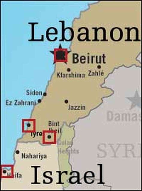 why did israel fight lebanon