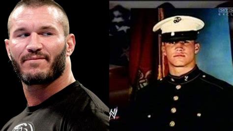 why did randy orton leave the marines