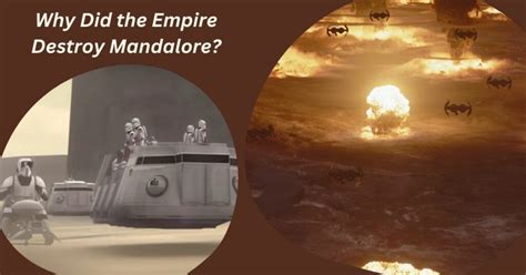 why did the empire destroy mandalore