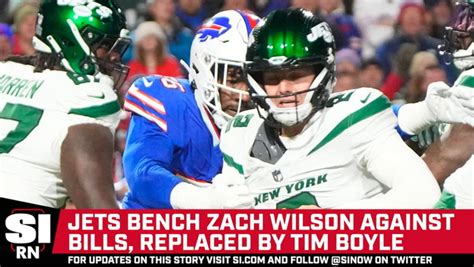 why did the jets bench wilson