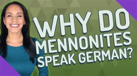 why did the mennonites leave germany