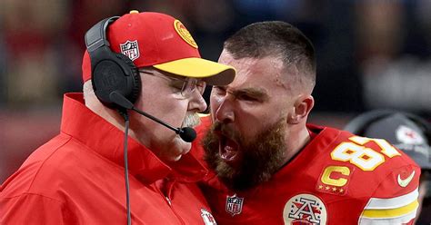 why did travis kelce yell at coach andy reid