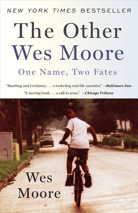 why did wes moore write the other wes moore