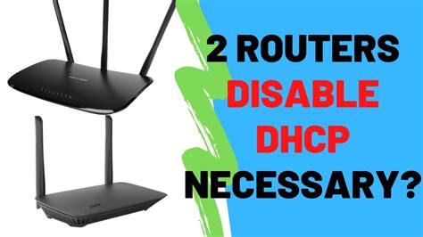 why disable dhcp on router