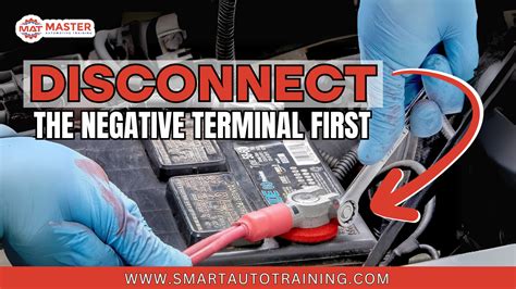 Why Disconnect Negative Battery Terminal First