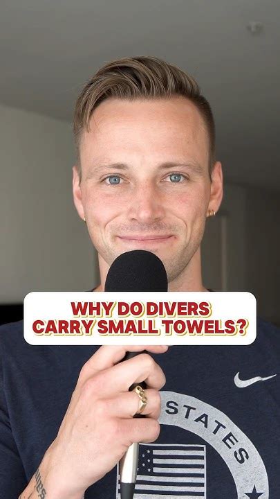Why Divers Have Small Towels
