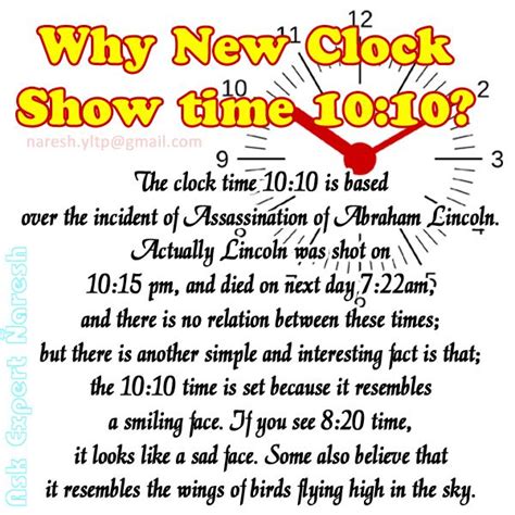 Why Do Clock Ads Show 10 10
