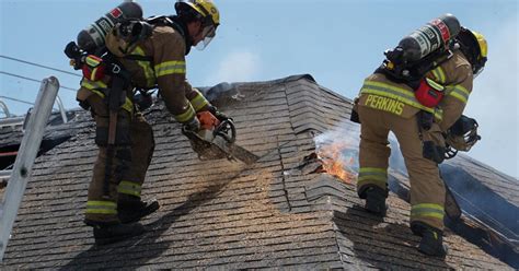why do firemen cut a hole in the roof