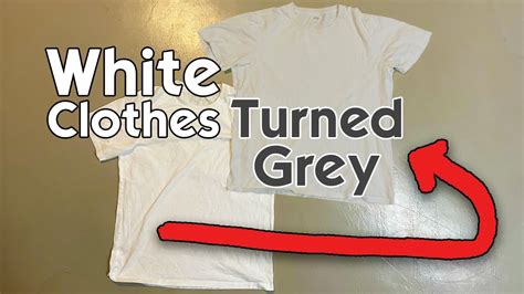 why do my white clothes get grey spots