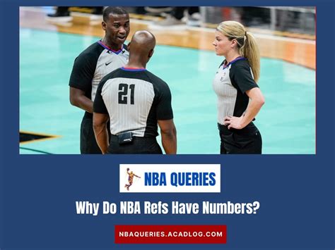 Why Do Nba Refs Have Numbers