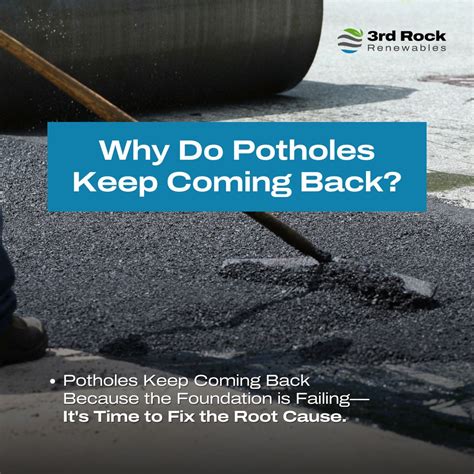 Why Do Potholes Keep Coming Back
