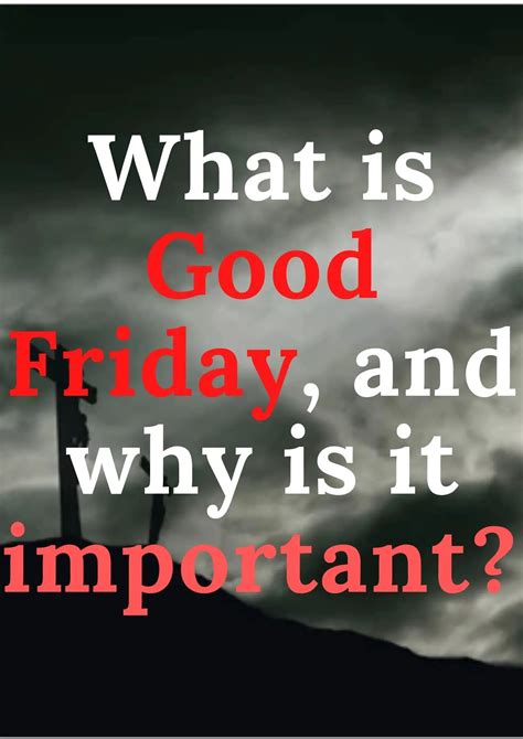 why do they call it good friday