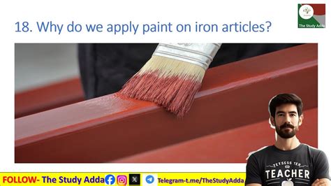 Why Do We Paint Iron Objects Class 10