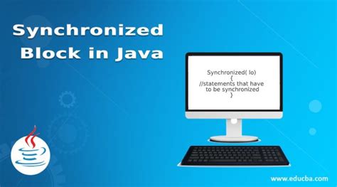 why do we use synchronized block in java