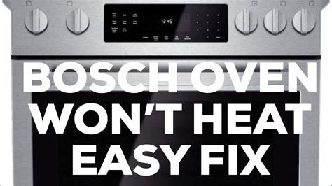 Why Does Bosch Oven Keep Beeping