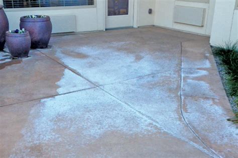 Why Does Concrete Go White