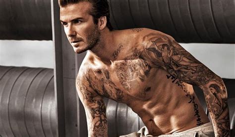 why does david beckham have so many tattoos