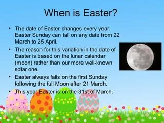 why does easter dates move around
