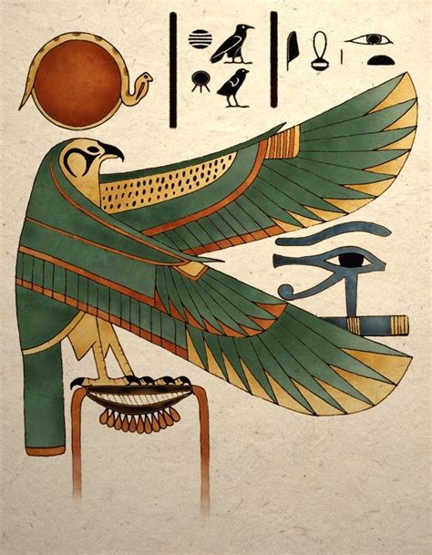 why does horus have a falcon head