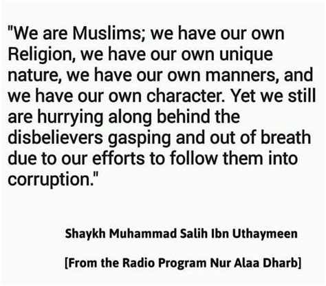 why does islam forbid muslims to imitate disbelievers