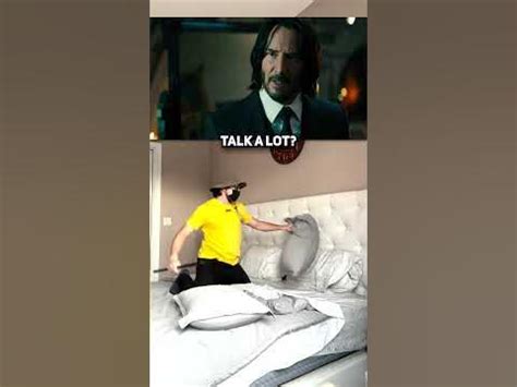 why does john wick talk weird