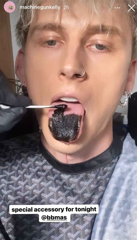 Why the Hell Did Machine Gun Kelly Dye His Tongue Black for the 2021 Billboard Music Awards