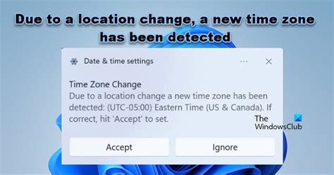 why does my computer think i'm in a different time zone