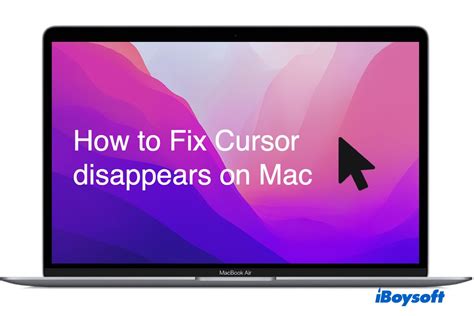 why does my cursor not change to a hand mac