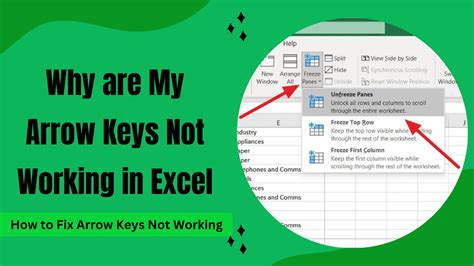 why does my enter key not working in excel
