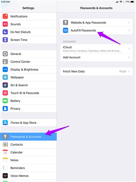 why does my iphone not remember passwords