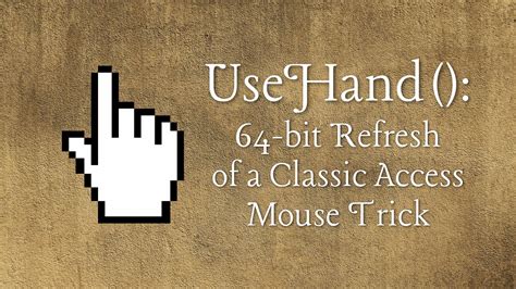 why does my mouse pointer keep changing to a hand