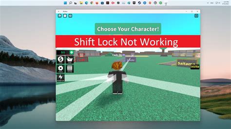 why does my shift key not work in roblox