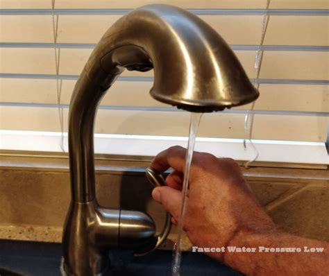 Why Does Only One Faucet Have Low Pressure