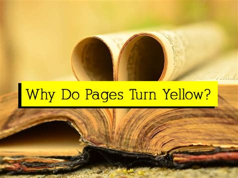 Why Does Paper Turn Yellow Over Time