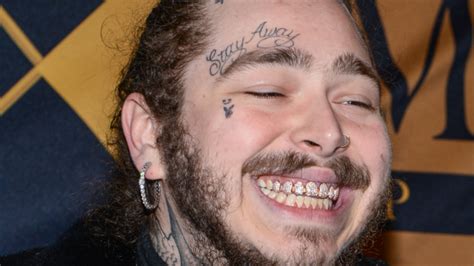 why does post malone look so old