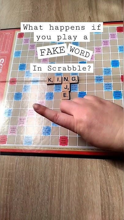 Why Does Scrabble Allow Fake Words