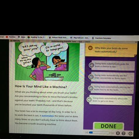 why does your brain do some tasks automatically