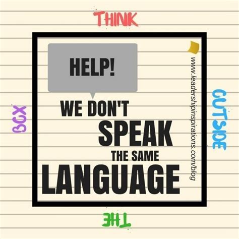 why doesn't everyone speak the same language